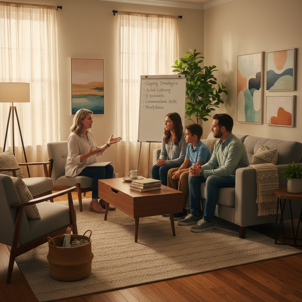 دعم نفسي وإرشاد للأسرة
